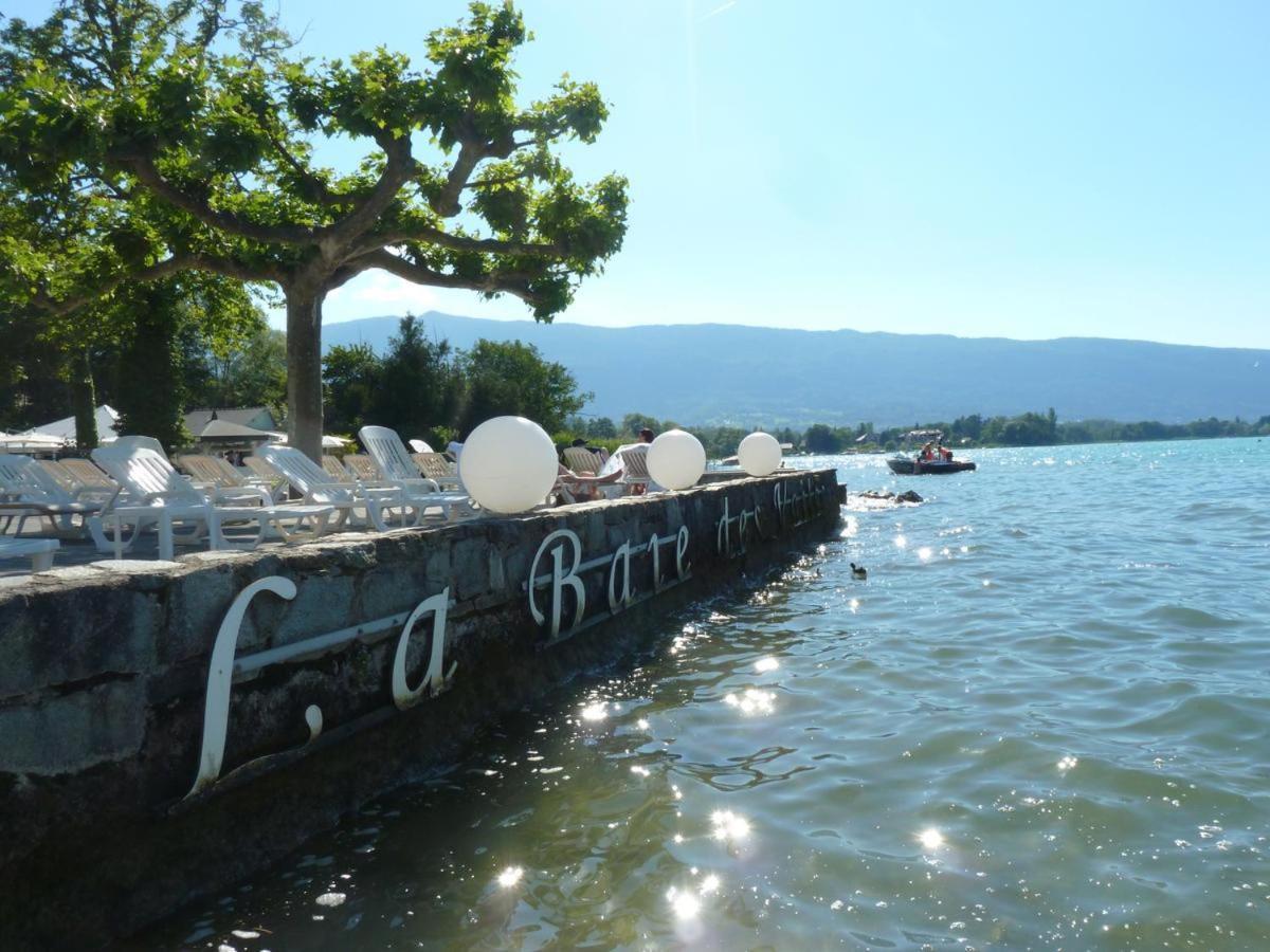 La Baie Des Voiles 3 Chambres 4 A 6 Personnes Au Bord Du Lac Plage Privee Duingt Eksteriør bilde