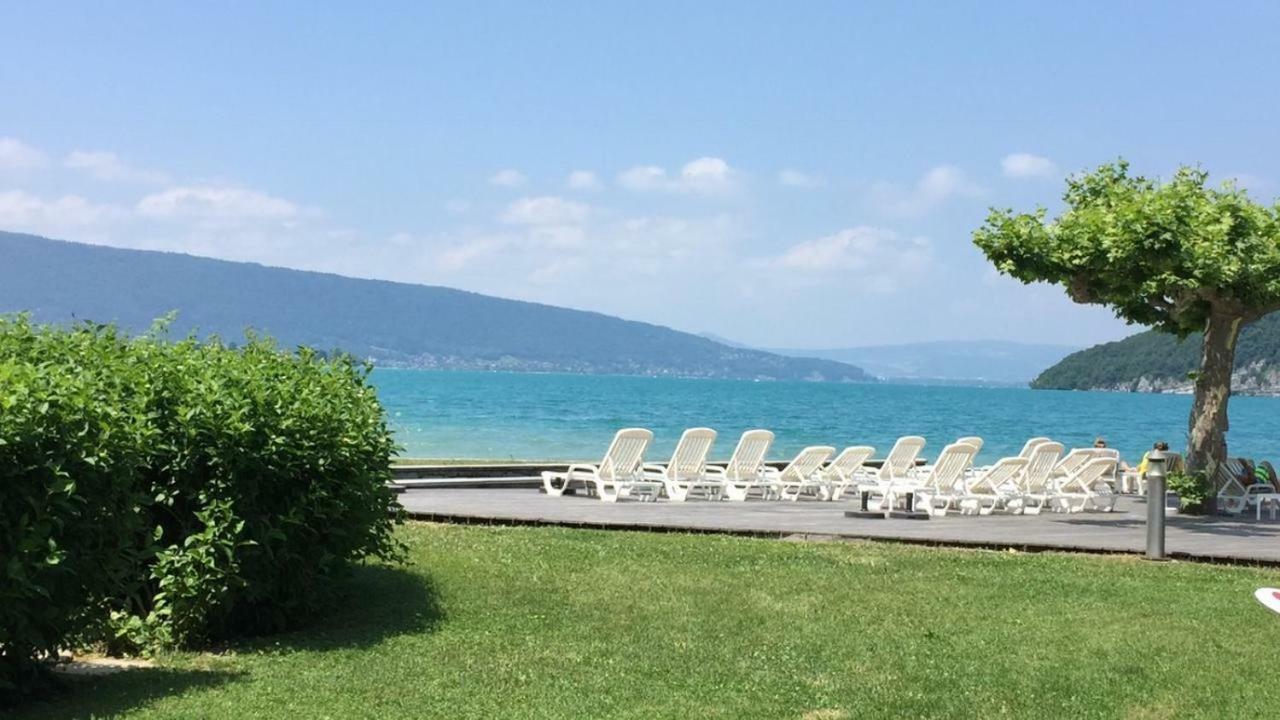 La Baie Des Voiles 3 Chambres 4 A 6 Personnes Au Bord Du Lac Plage Privee Duingt Eksteriør bilde